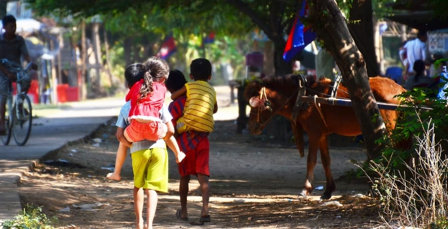 カンボジアにおける小学校設立